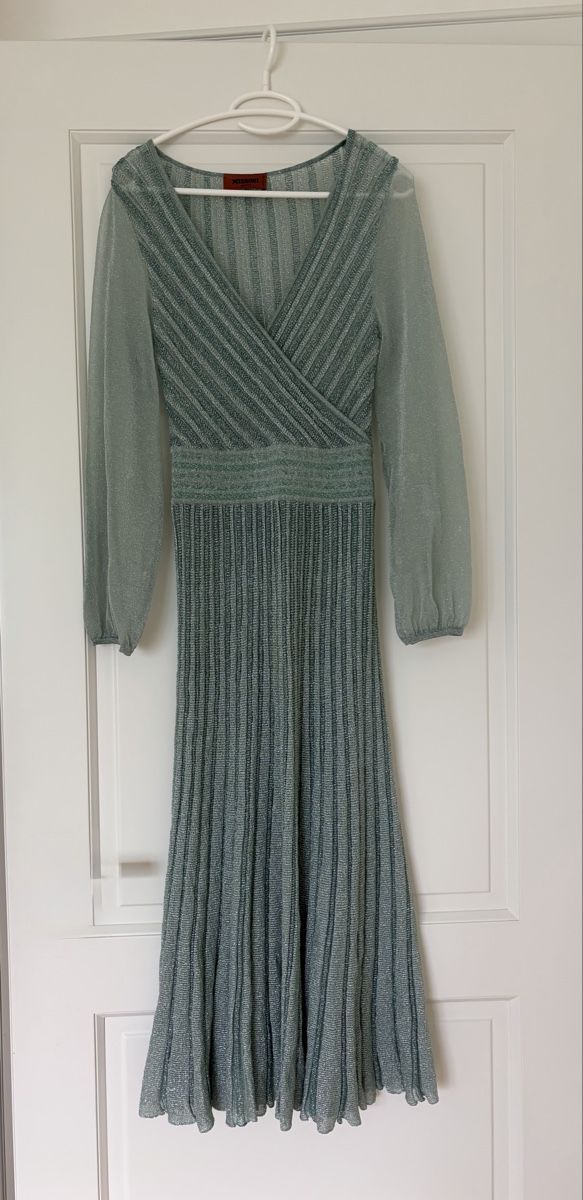 Missoni Vestiti: Missoni Cocktailkleid, türkis – Usato da Triesen venduto da Mond_und_Sterne04