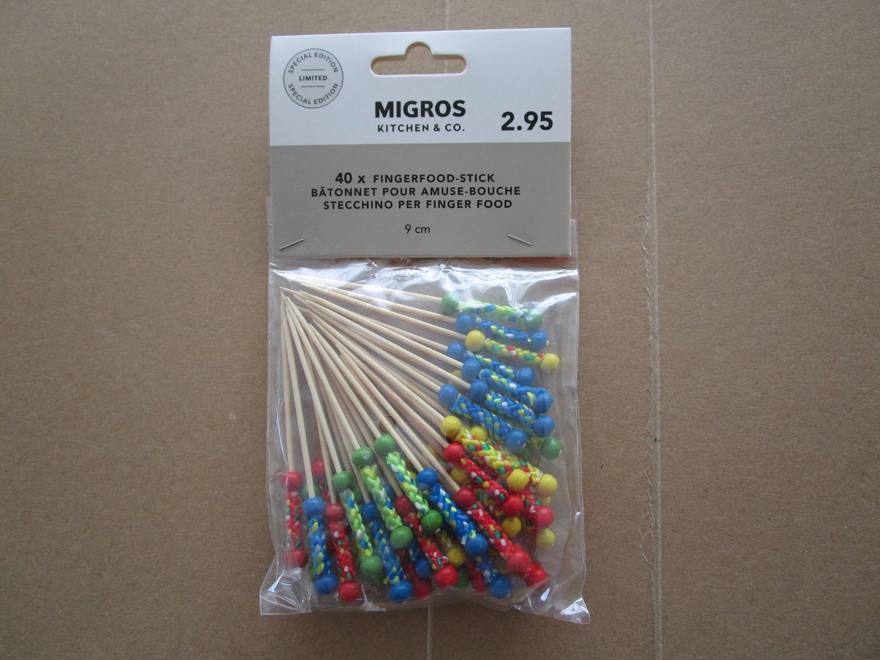 Migros Set di posate: Apero Picks / Fingerfood Stick – Nuovo e nell'imballaggio originale da Grenchen venduto da Uhus15