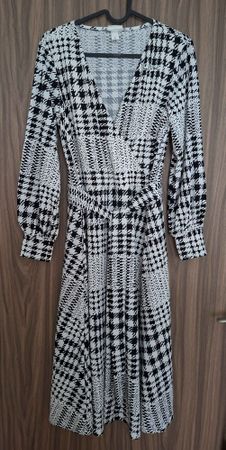 Kleid mit Hahnentrittmuster - M - Richard Allen × H&M