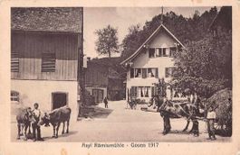 Gruss aus RÄMISMÜHLE 1921, schöne antike POSTKARTE
