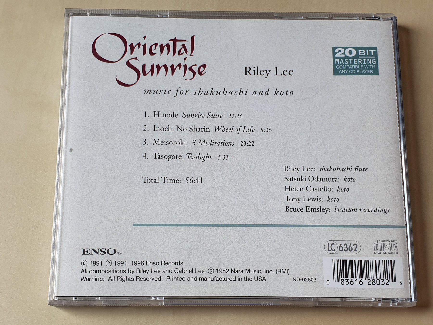CD: Riley Lee Oriental Sunrise – Usato da Stansstad venduto da collectorsshop 1