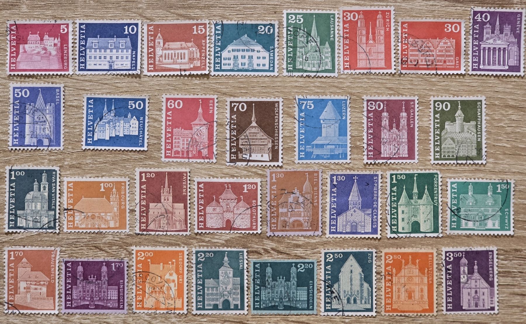 Alle Briefmarken: Schweiz Lotto – Gebraucht aus Rohrbach von lod_m58r