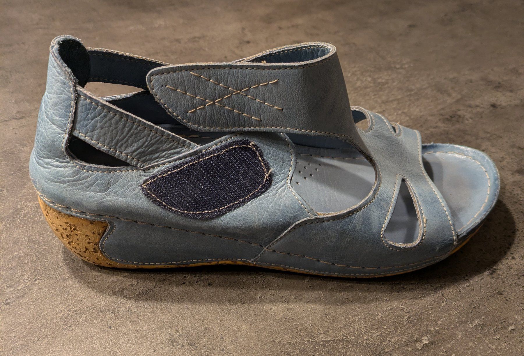 Damenschuhe: Jeansblaue Sandaletten Gemini Gr. 39 – Gebraucht aus Zetzwil von Stritzi 2