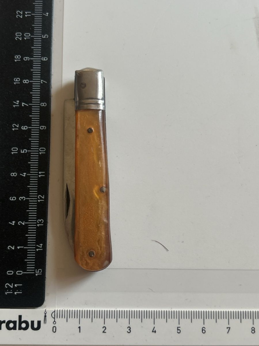 Coltelli tascabile: Taschenmesser mit braunem Griff (S34) – Usato da Neuenhof venduto da SchnaeppliAllerlei 2