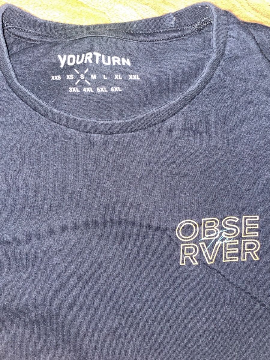 T-shirt: OBSERVER Gr.S T-Shirt your turn – Usato da Grub AR venduto da sam_rq67 1
