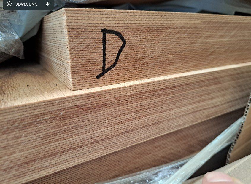 Articles en bois: Press-Schichtholz Buche 45mm / 3000x550mm – Neuf (Voir description) à Ebnat-Kappel par sportbuehne