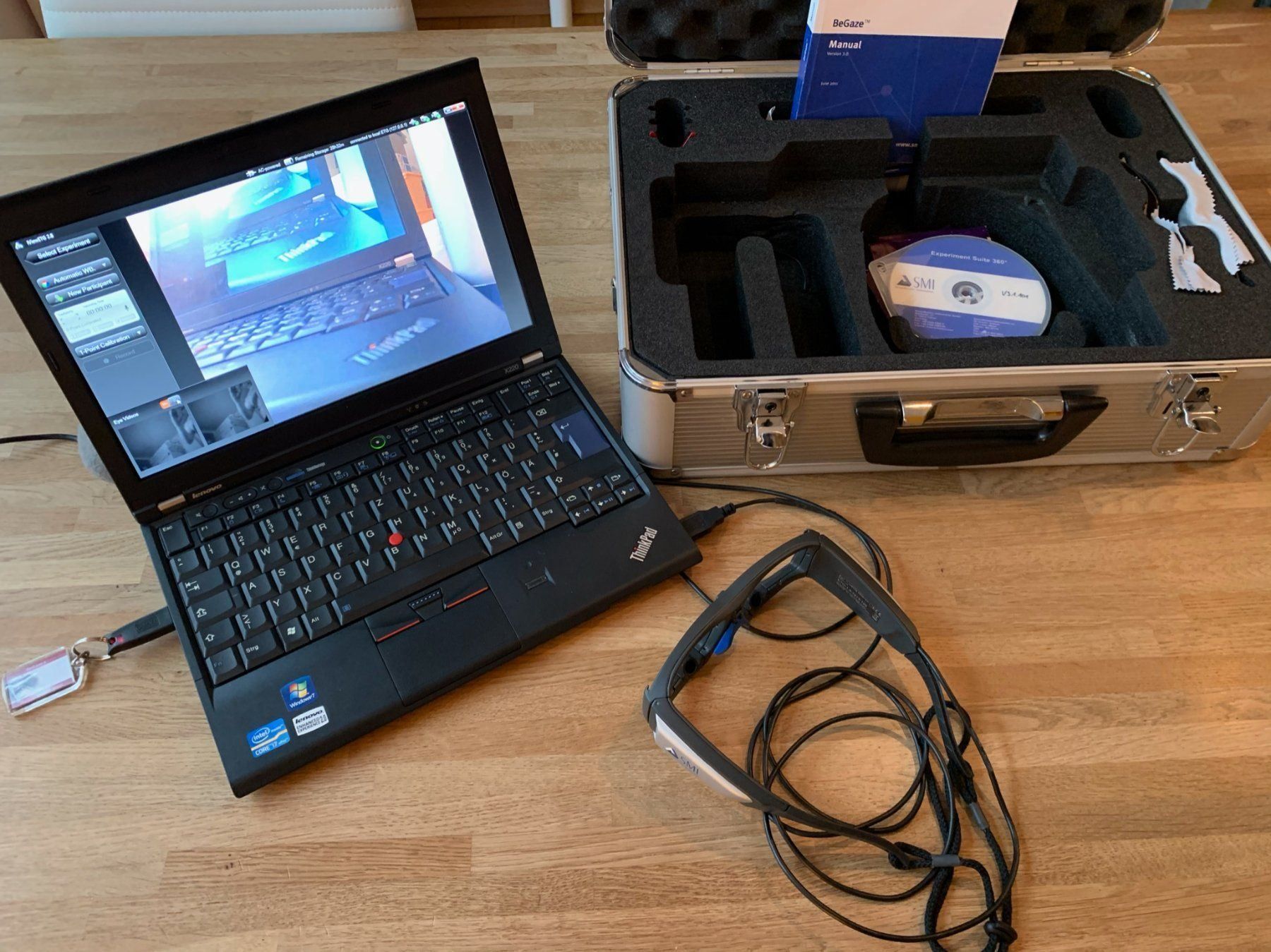 PC: Eye Tracker SMI Eye Tracking Glasses – Usato da Aarau Rohr venduto da Konik26