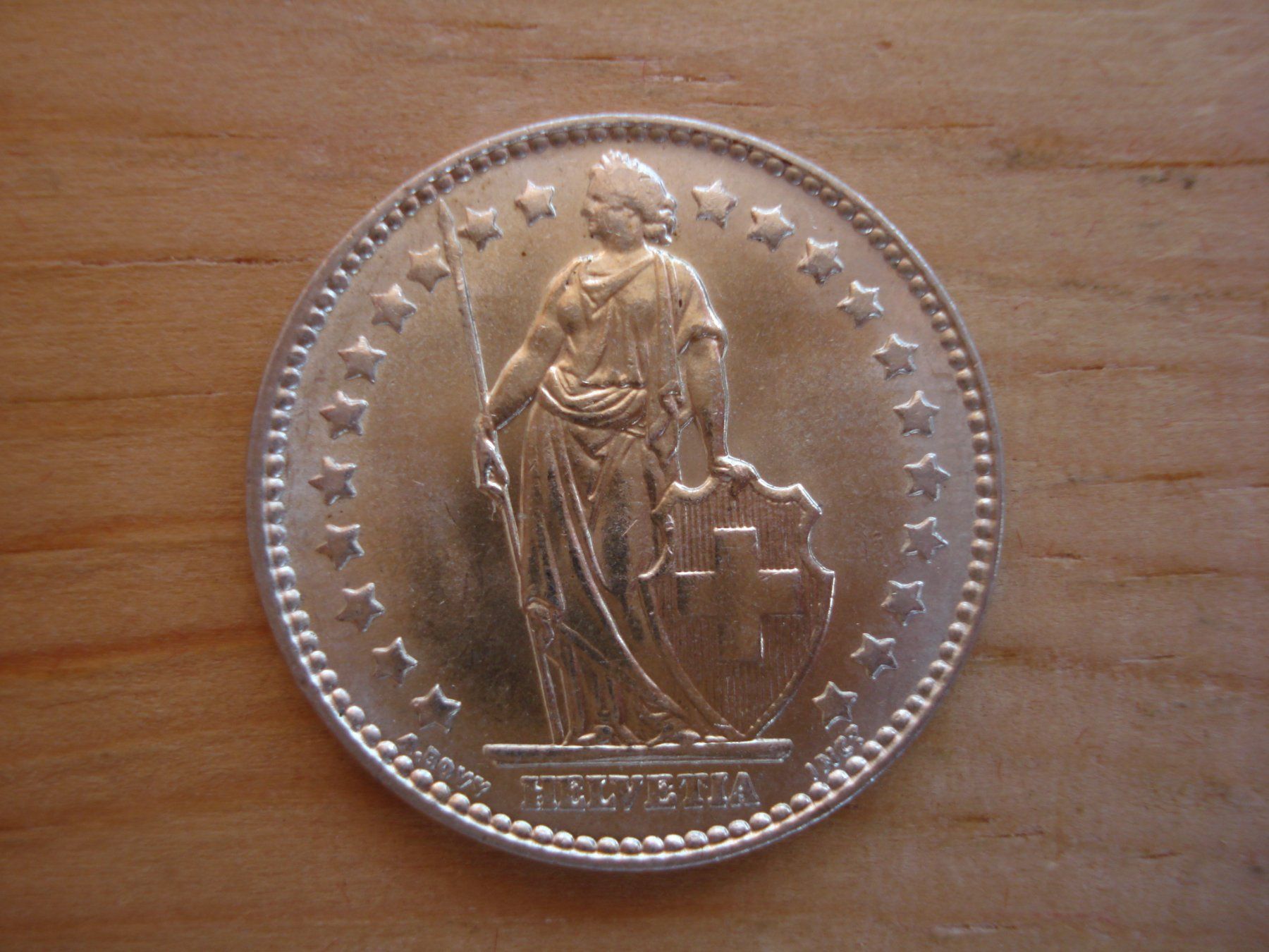 Alle Münzen: (C1) 1 Franken 1963 STGL – Gebraucht aus Erlach von Net-Coins 1