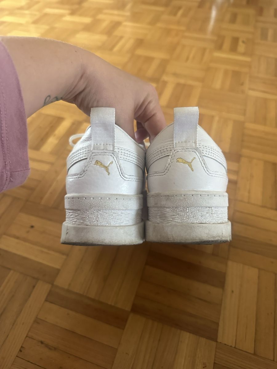 Puma Scarpe da donna: Puma Platform Sneaker weiss/gold Gr.39 Leder – Usato da Winterthur venduto da whatdreamz 2