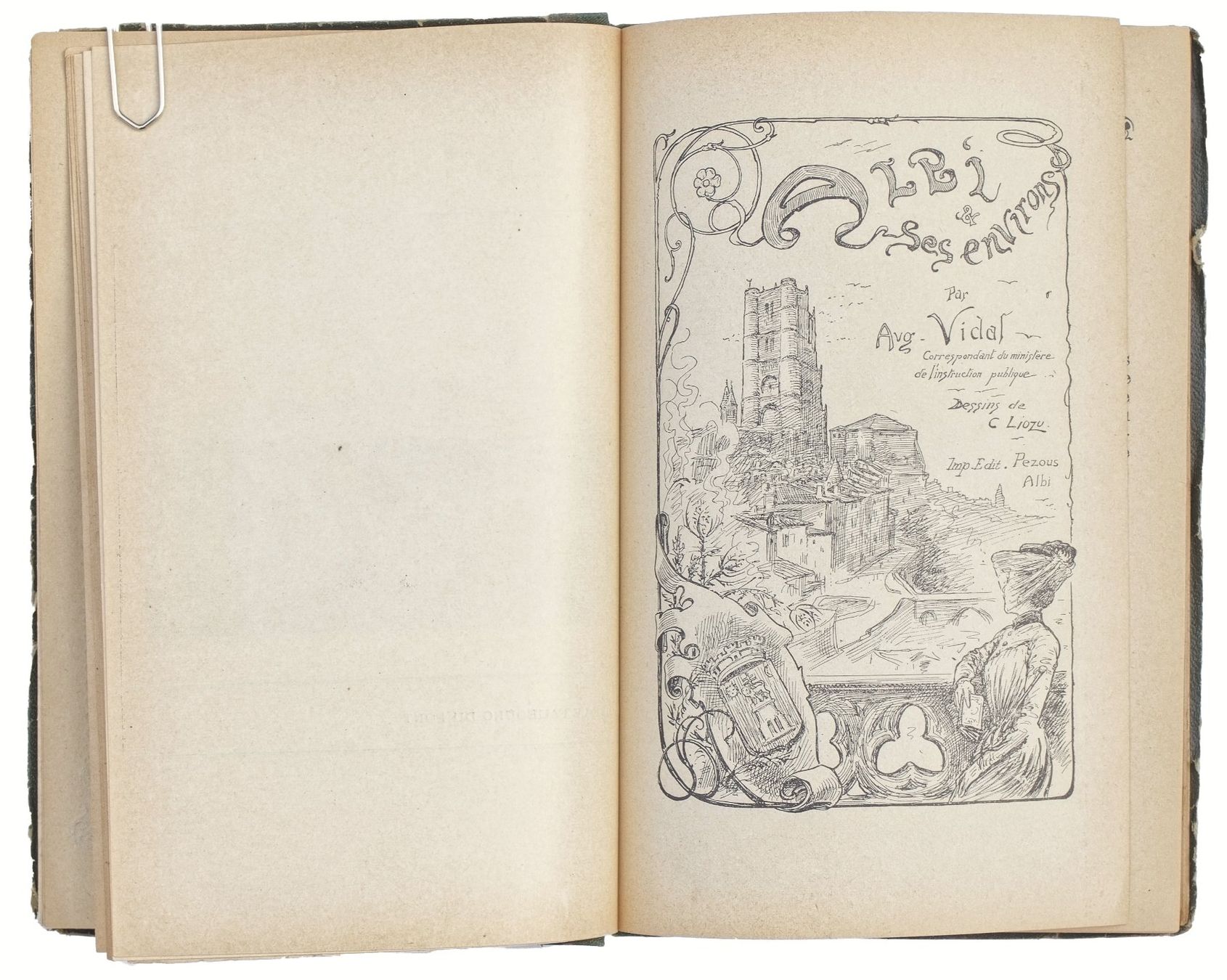 Libri: ALBI ET SES ENVIRONS - © vers 1903 "Cordes - La Grésigne" – Usato da Onex venduto da gonsla 3