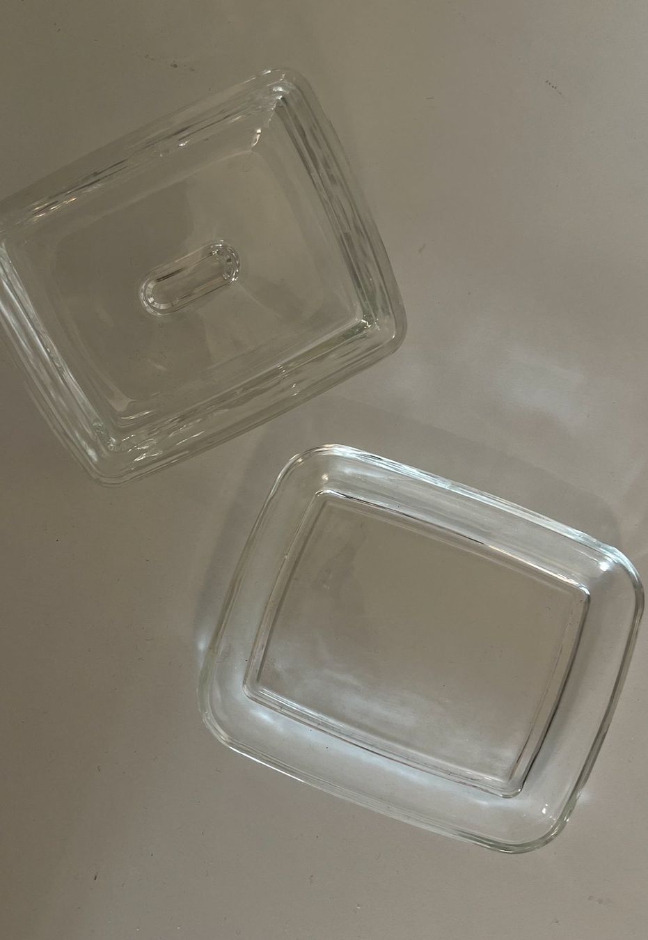 Sonstiges Geschirr: Butterdose aus Glas – Gebraucht aus Zürich von carmigrau 1