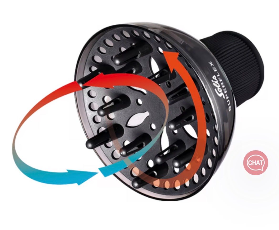 Solis Sèche-cheveux: SOLIS - Superflex Universal-SoftstylerFönaufsatz – Neuf avec emballage d'origine à Bettlach par Brissoni