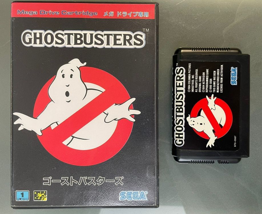 Jeu Ghostbusters Sur Sega Mega Drive - Cartouche Seule (Bon état)