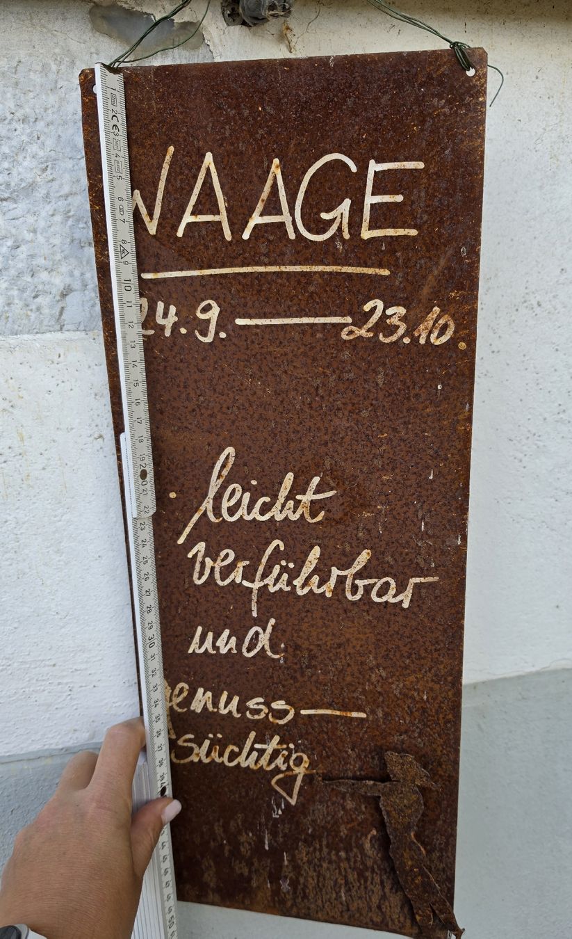 Tutte le decorazioni: Dekoschild Edelrost Sternzeichen Waage – Usato da Laupersdorf venduto da Withelady 1