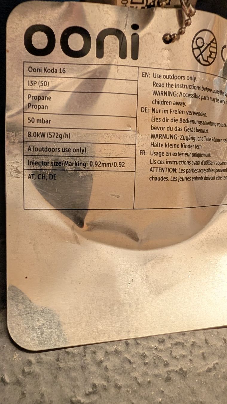 Ooni Four à pizza: Ooni Koda 16 Pizzaofen – D'occasion à Birrhard par Slim_Shady1993 2