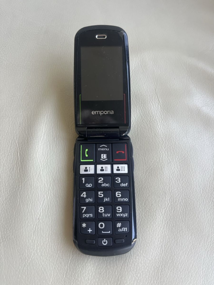 Emporia Handys / Smartphones: Seniorenhandy Emporia Klapphandy mit Ladestation, Top! (54) – Neu (gemäss Beschreibung) aus Effretikon von erbaeff