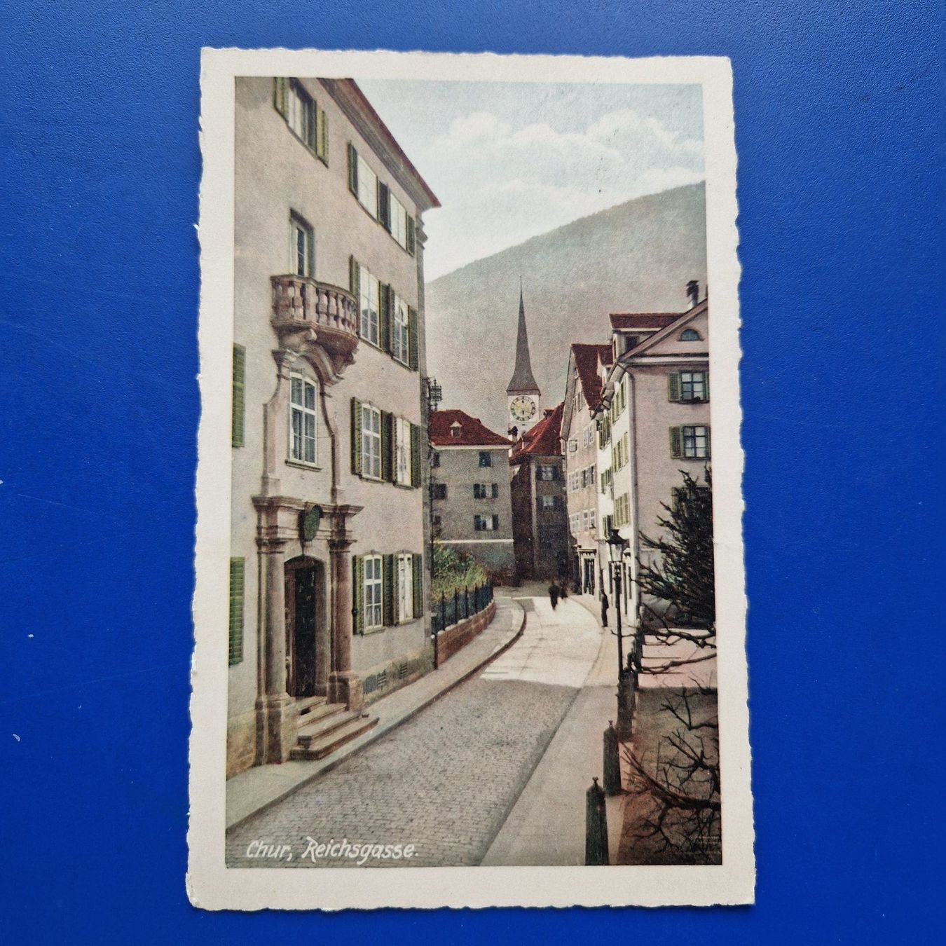 Cartoline postali: Chur - Reichsgasse  1929 – Usato da Flums venduto da Guscha1