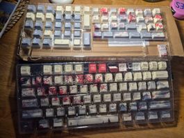 ⌨️ Custom Keycaps Set – Sakura / Cherry Blossom Design