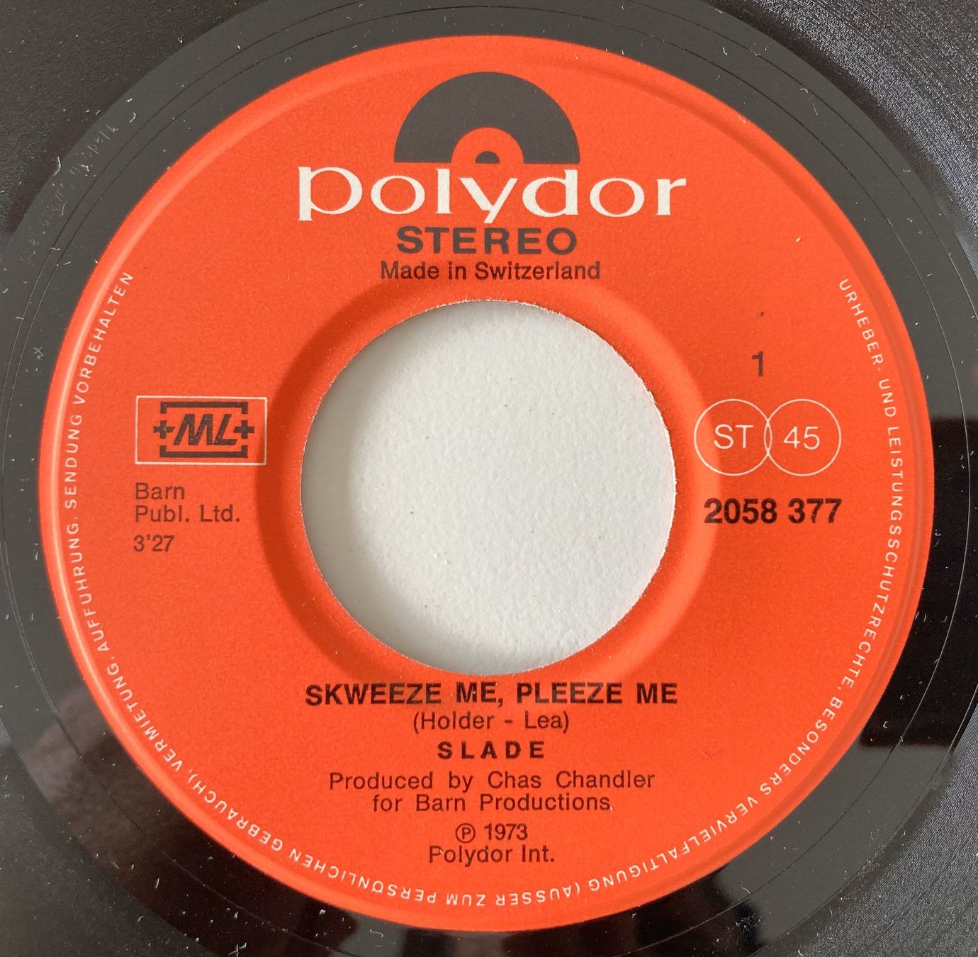 Vinyles: SLADE - SKWEEZE ME, PLEEZE ME – D'occasion à Bottens par hotter-than-hell 2