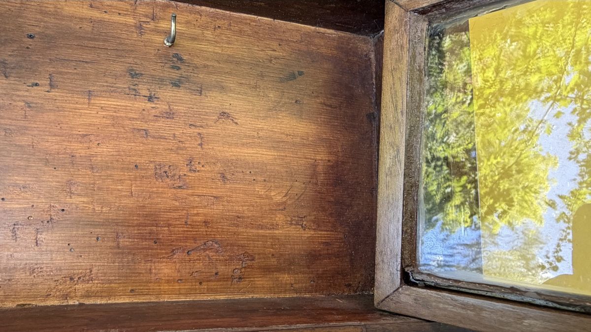 Vetrine: Kleine Wandvitrine antik Biedermeier – Usato da Riedholz venduto da Frettchen63 5