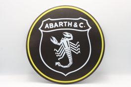 Fiat Abarth & C Blechschild