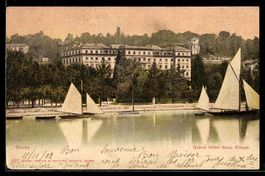 AK Ouchy, Grand Hôtel Beau Rivage et voiliers