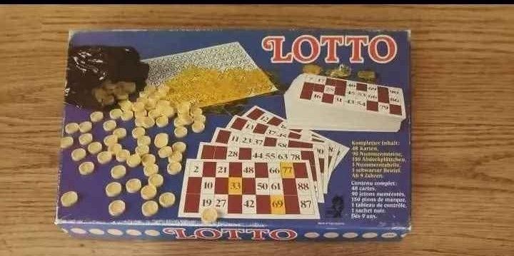Jeu De Loto Vintage 1970 Complet - 24 Cartons Bingo - Soirée Rétro
