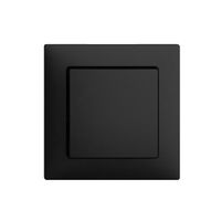 UP Frontset EDIZIOdue schwarz, für Druckschalter, Feller