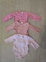 3 Langarm Bodys 50/56 (Nr 17)
