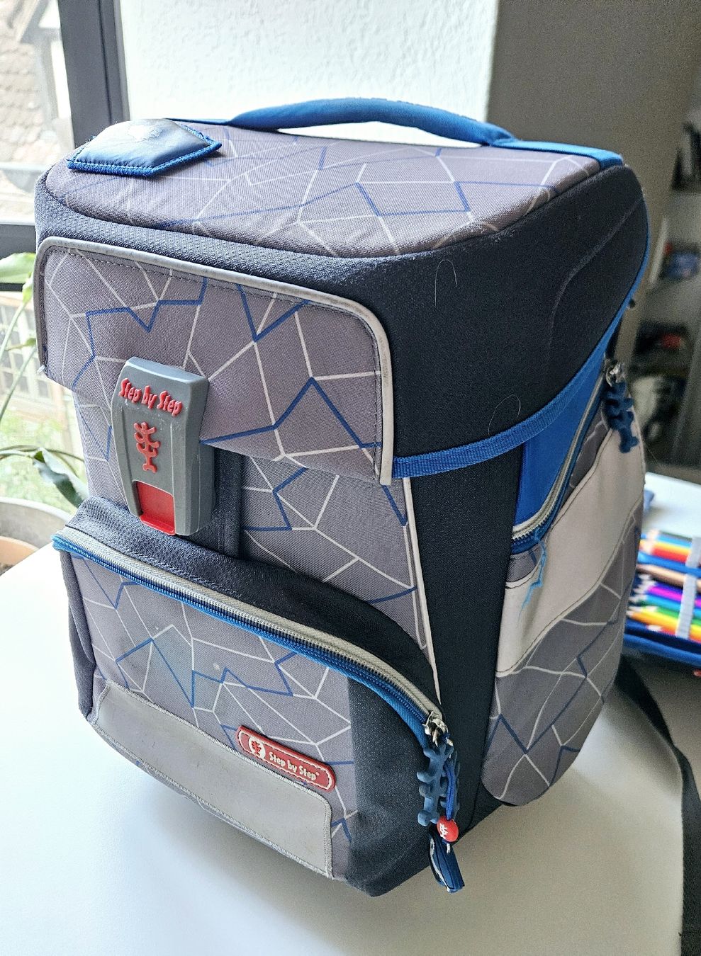 Step by Step Borse & Zaini: Step by Step Schulsack Set mit Zubehör – Usato da Basel venduto da Haile1 7