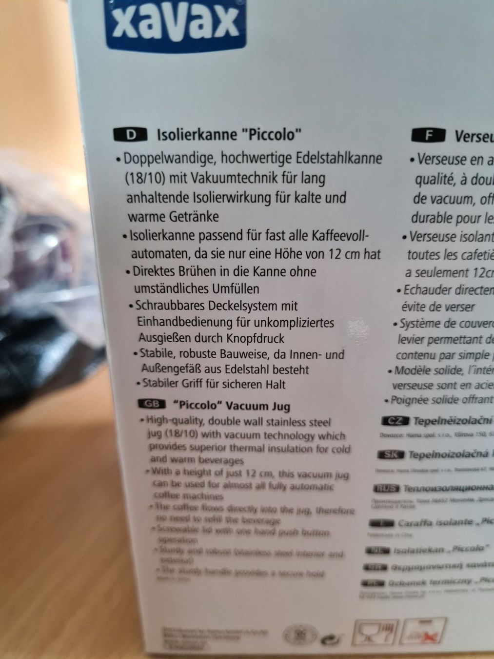 Teiere: Neu Isolierkanne 400ml – Nuovo e nell'imballaggio originale da Döttingen venduto da Verkauf 2
