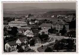Bülach, Primarschulhaus und Turnhalle, um 1950