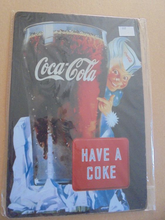 Plaque Coca-cola drink 40 x 30 - Déco murale/Plaques 30x40 cm