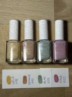Kiko Nagellacke pastel mit Sandeffekt