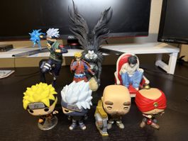 Lot de 8 figurines POP/manga