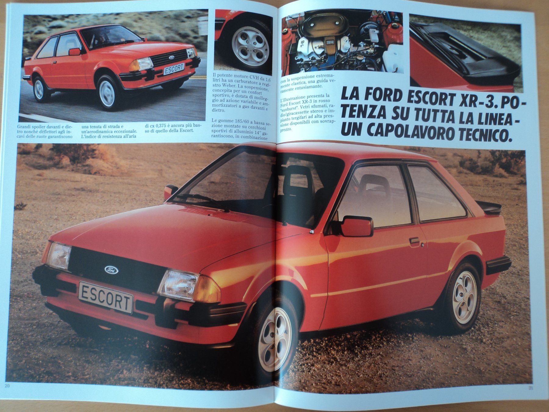 Ford Documenti: Prospekt Ford Escort 1980 mit XR3 – Usato da Schwarzenburg venduto da modelCARama 1