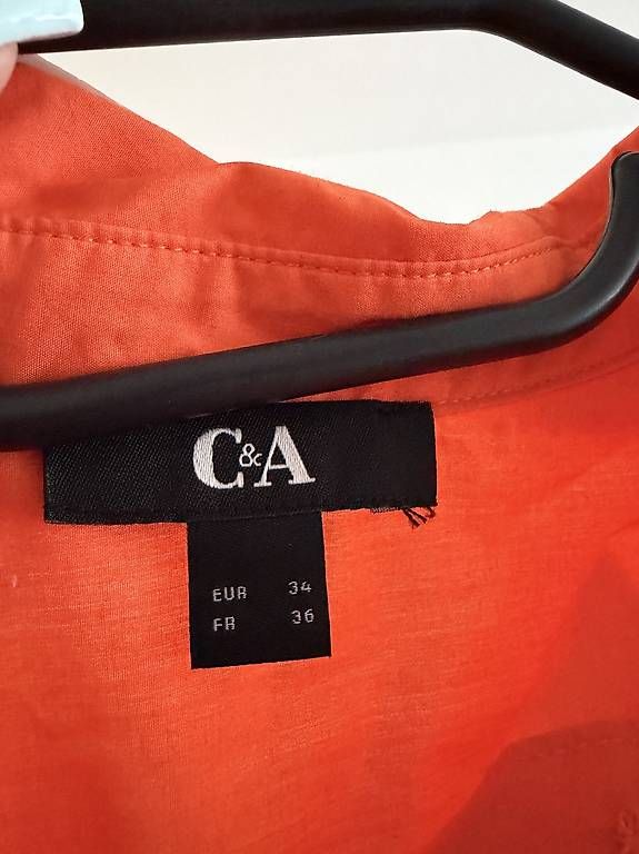 Camicette: ORANGE HEMDBLUSE C&A GR. 34 – Usato da Niederhasli venduto da agn_28zq 1