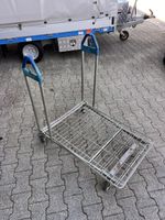 Transportwagen Metall mit Rollen gebrauchter Zustand