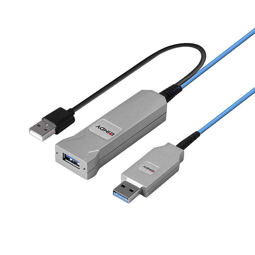 Cavi: Lindy 100m Fibre Optic USB 3.0 Kabel – Nuovo e nell'imballaggio originale da Berneck venduto da Koenner.J 4