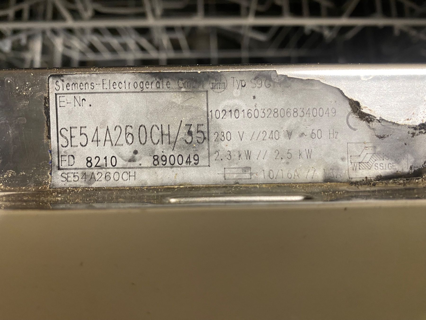 Siemens Geschirrspüler: Geschirrspüler – Gebraucht aus Oberriet SG von shanis 2