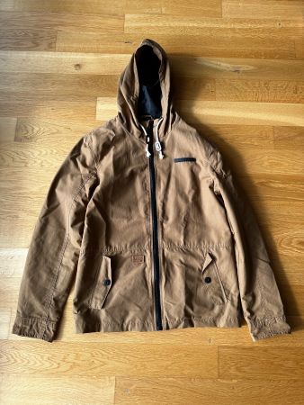 Übergangsjacke Blend Gr. S hellbraun mit Kapuze