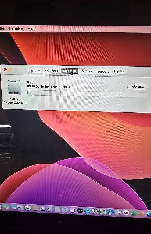 Apple Notebook: MacBook Pro i5 | 8Go RAM | SSD 120Go – Usato da Renens VD venduto da MTD2211 8