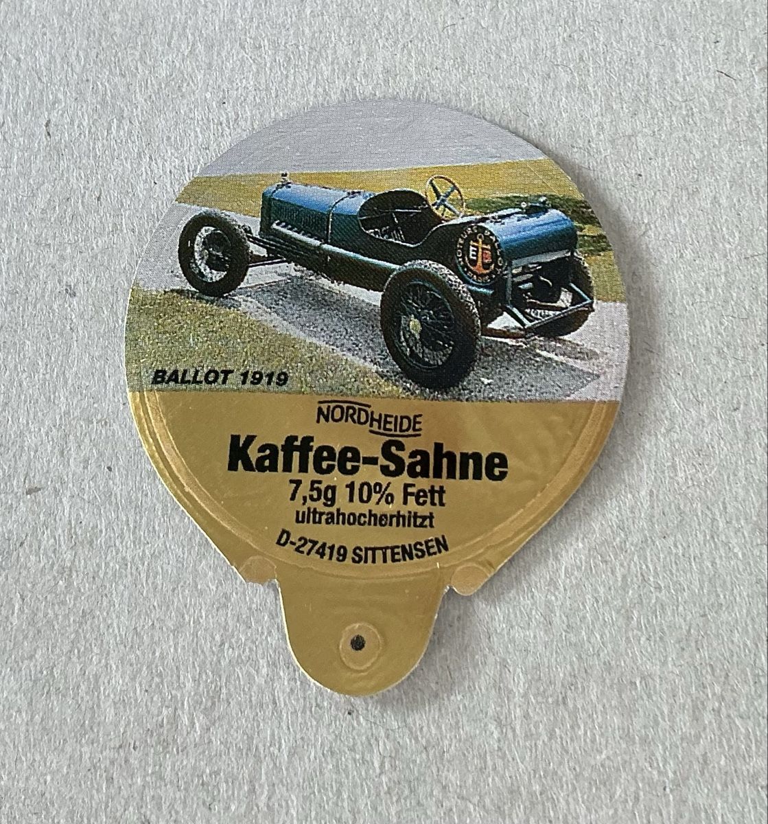 Kaffeerahmdeckel: D-80 A - Oldtimer III, Gastro – Gebraucht aus Allschwil von gewuerznelke