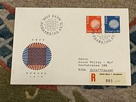 CH FDC  Einschreiben 1970