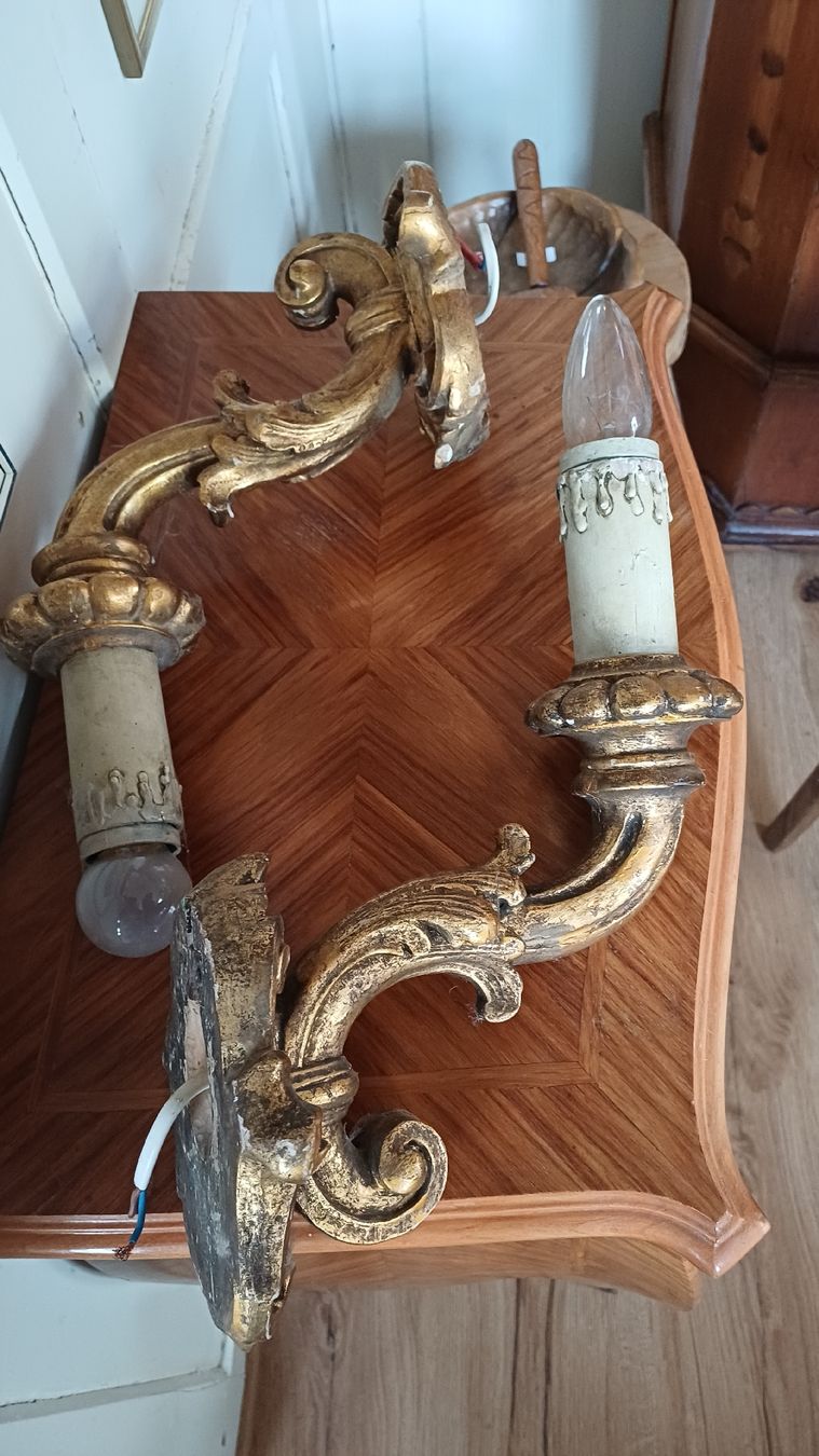 Lampes: 2 Barock Wandleuchter – D'occasion à Flawil par Naphtali 9