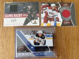 Jeff Skinner EHC Biel NHL Hockey Jersey Card 