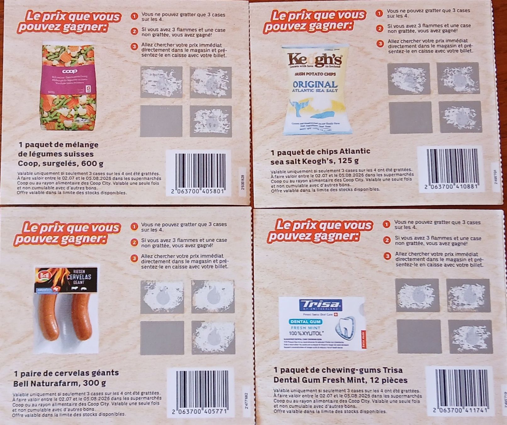 Gutscheine: Grill Win Lot de 8 – Neu und originalverpackt aus Le Sentier von Funko-Pop-1979 1
