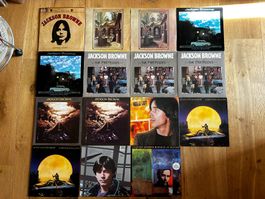 LP Sammlung Jackson Browne, 15 LPs, teils div. Pressungen