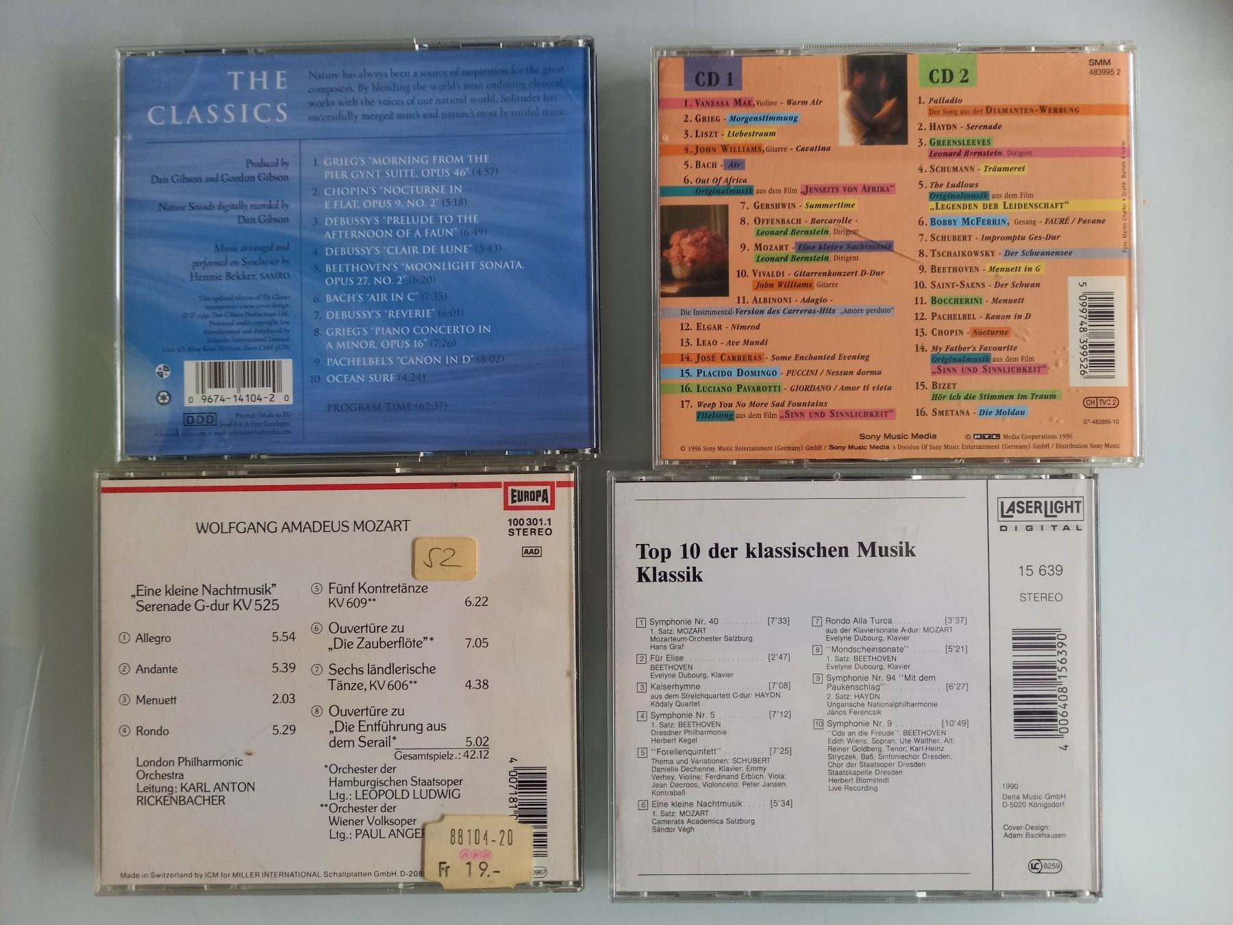 CDs: Set 4 CD Klassik / Kuschel Klassik – D'occasion à Unterengstringen par saraman 1
