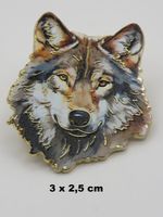 Ansteck Pin - WOLF - Emaille - 3x2,5cm